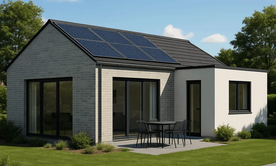 100 m hus - nybygget hus