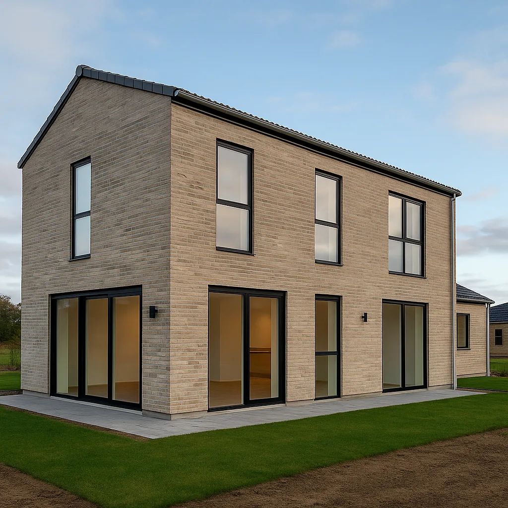 1½-plans eller 2-plans typehus