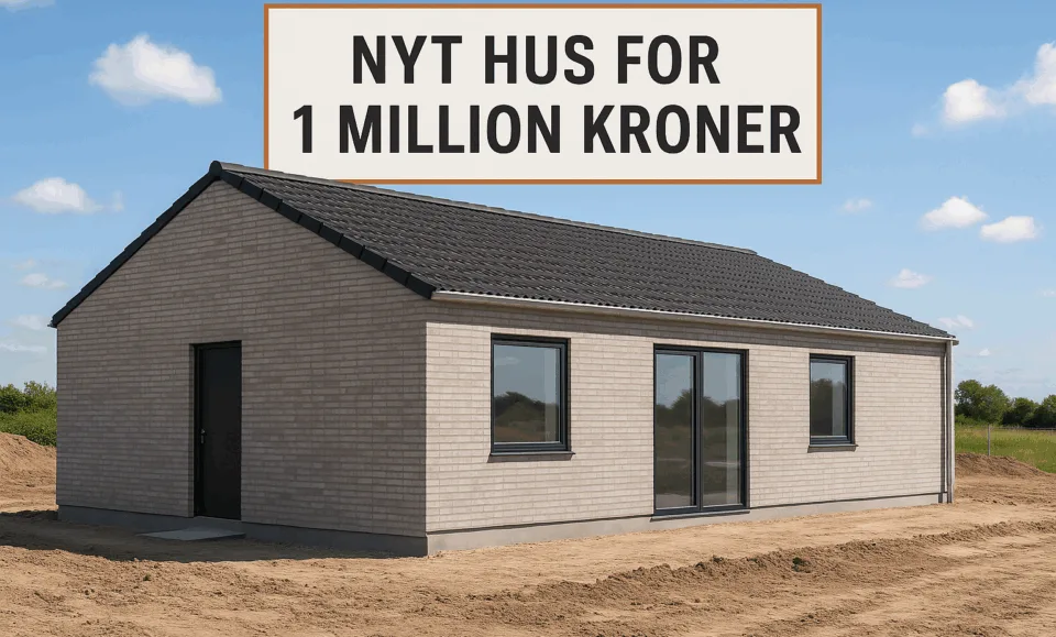 bygge et nyt hus for 1 million kroner