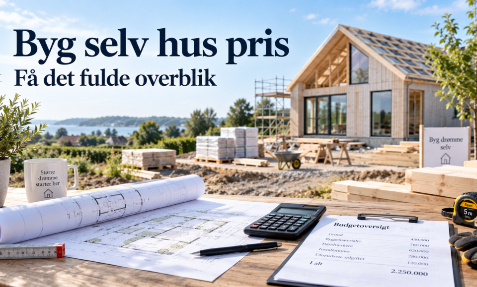 Byg selv hus pris