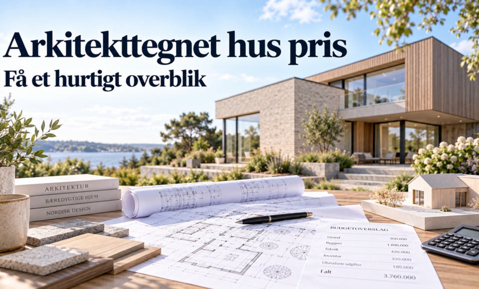 Arkitekttegnet hus pris