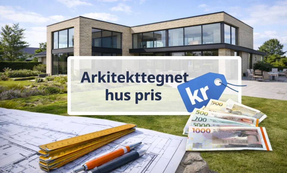 Arkitekttegnet hus pris