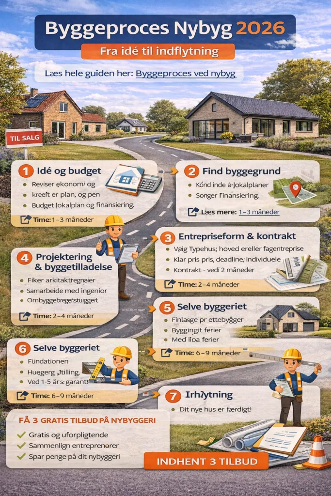 Byggeproces ved nybyg 
