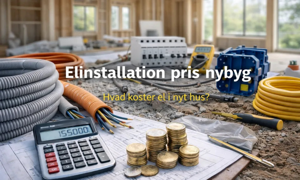 Elinstallation pris nybyg