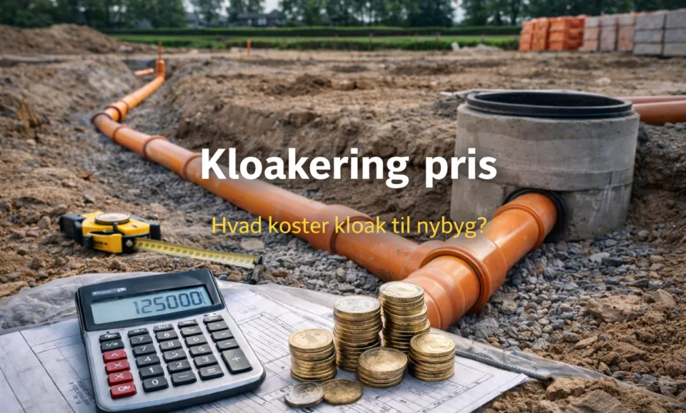 Kloakering pris
