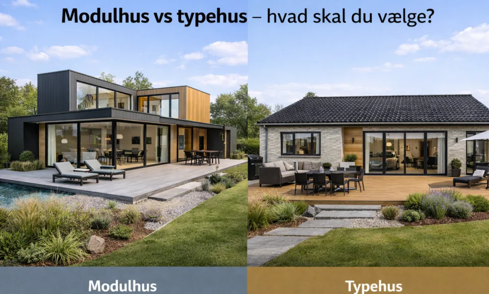 Modulhus vs typehus