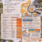 Nybyggeri i Danmark kommune for kommune