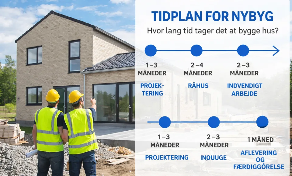Tidsplan for nybyg