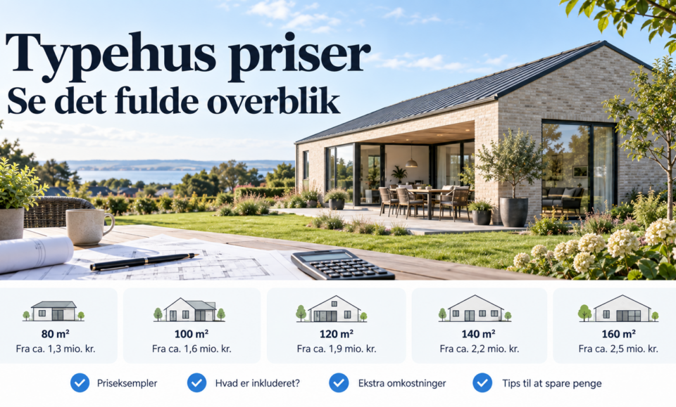 Typehus priser