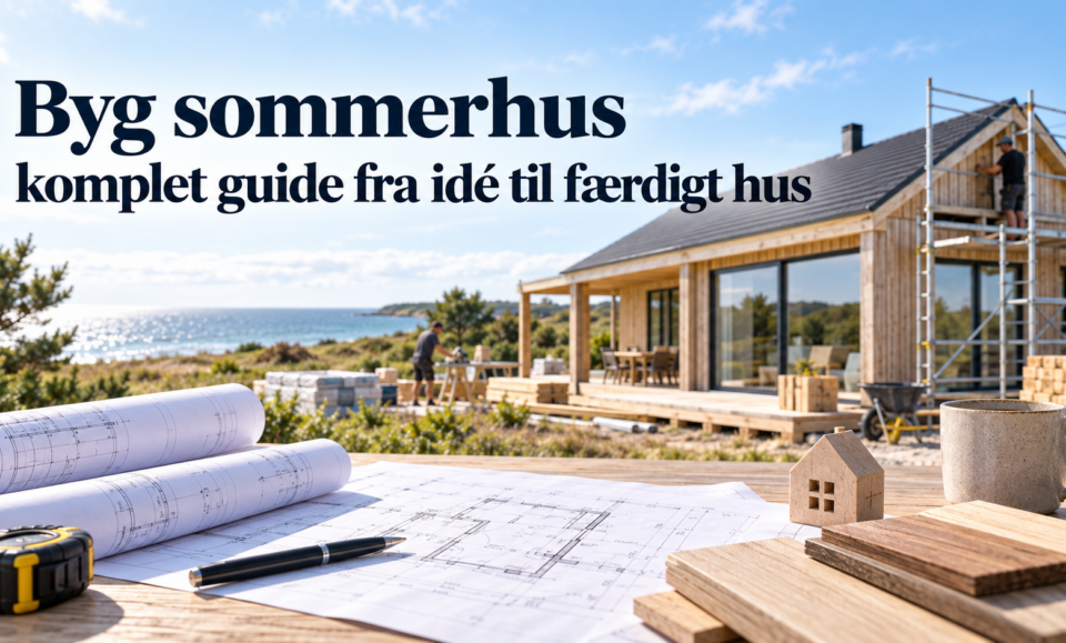 Byg sommerhus – komplet guide - fra idé til færdigt hus