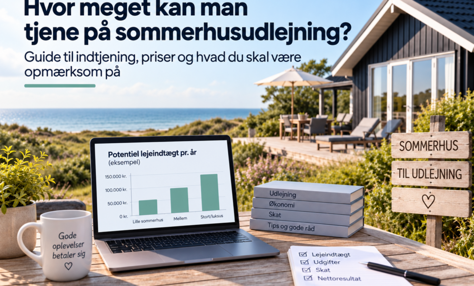 Hvor meget kan man tjene på sommerhusudlejning?