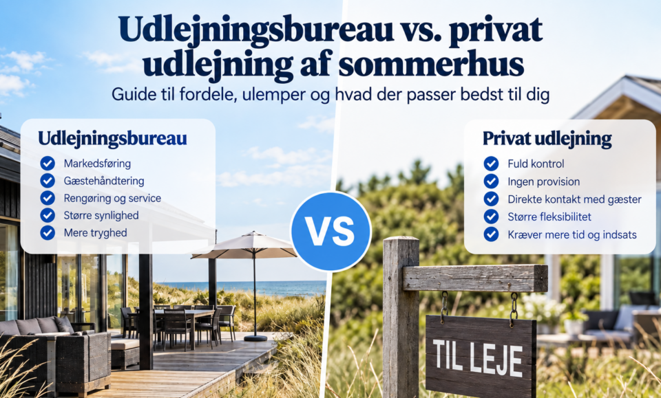 Udlejningsbureau vs privat udlejning