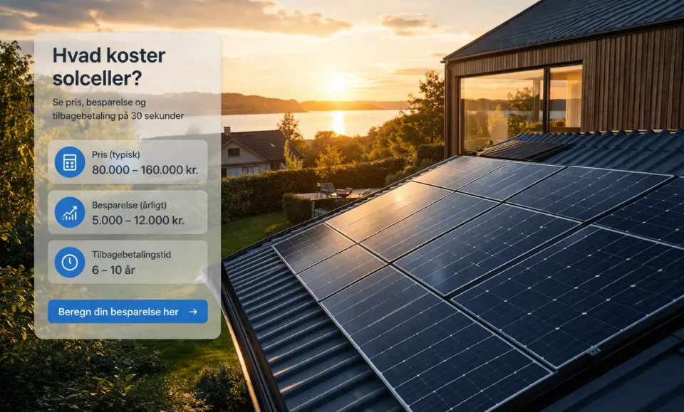 hvad koster solceller