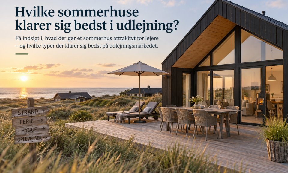 Hvilke sommerhuse klarer sig bedst i udlejning?