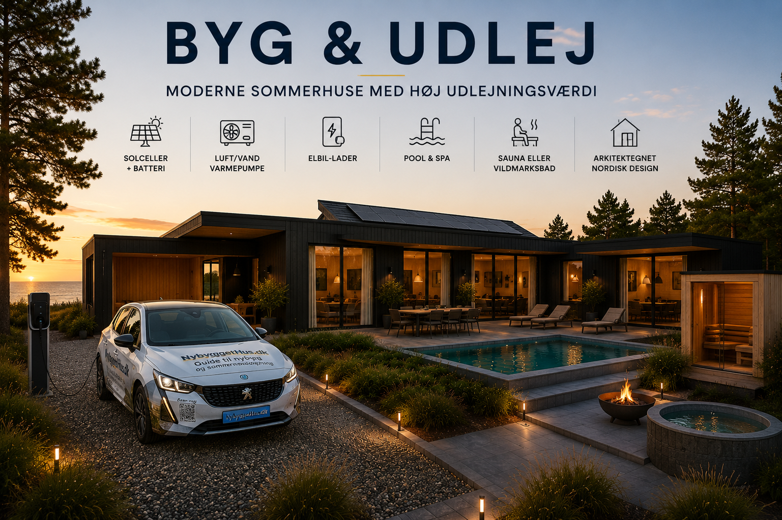 Byg nyt hus eller sommerhus – guides og inspiration
