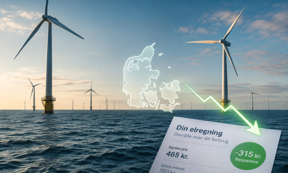 Danmark får to gigantiske havvindmølleparker