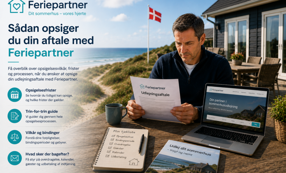 Sådan opsiger du Feriepartner