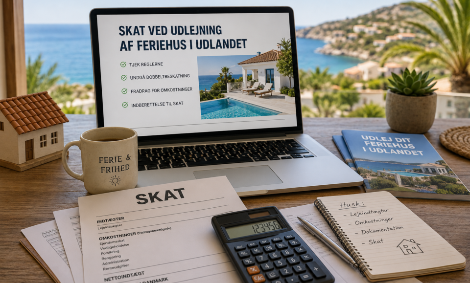 Skat ved udlejning af feriehus i udlandet