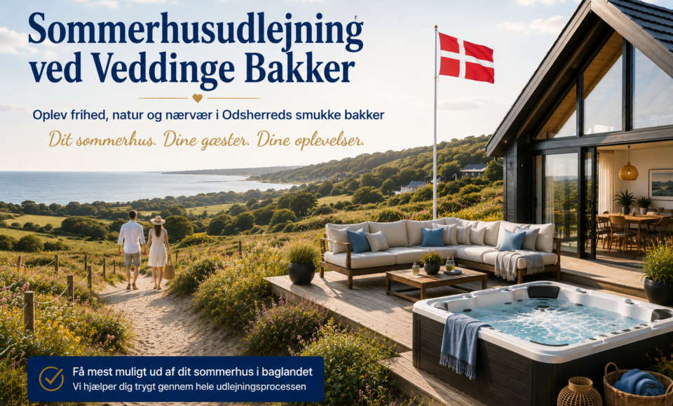 Sommerhusudlejning ved Veddinge Bakker & Geopark Odsherred