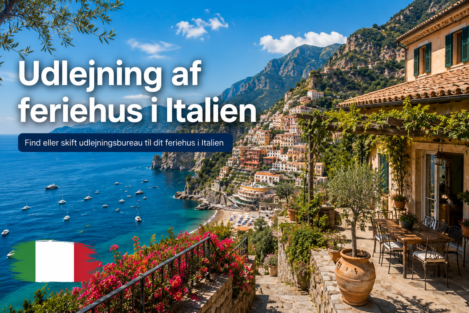 Udlejning af feriehus i Italien — CIN, turistskat og bedste regioner