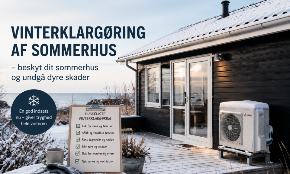Vinterklargøring af sommerhus