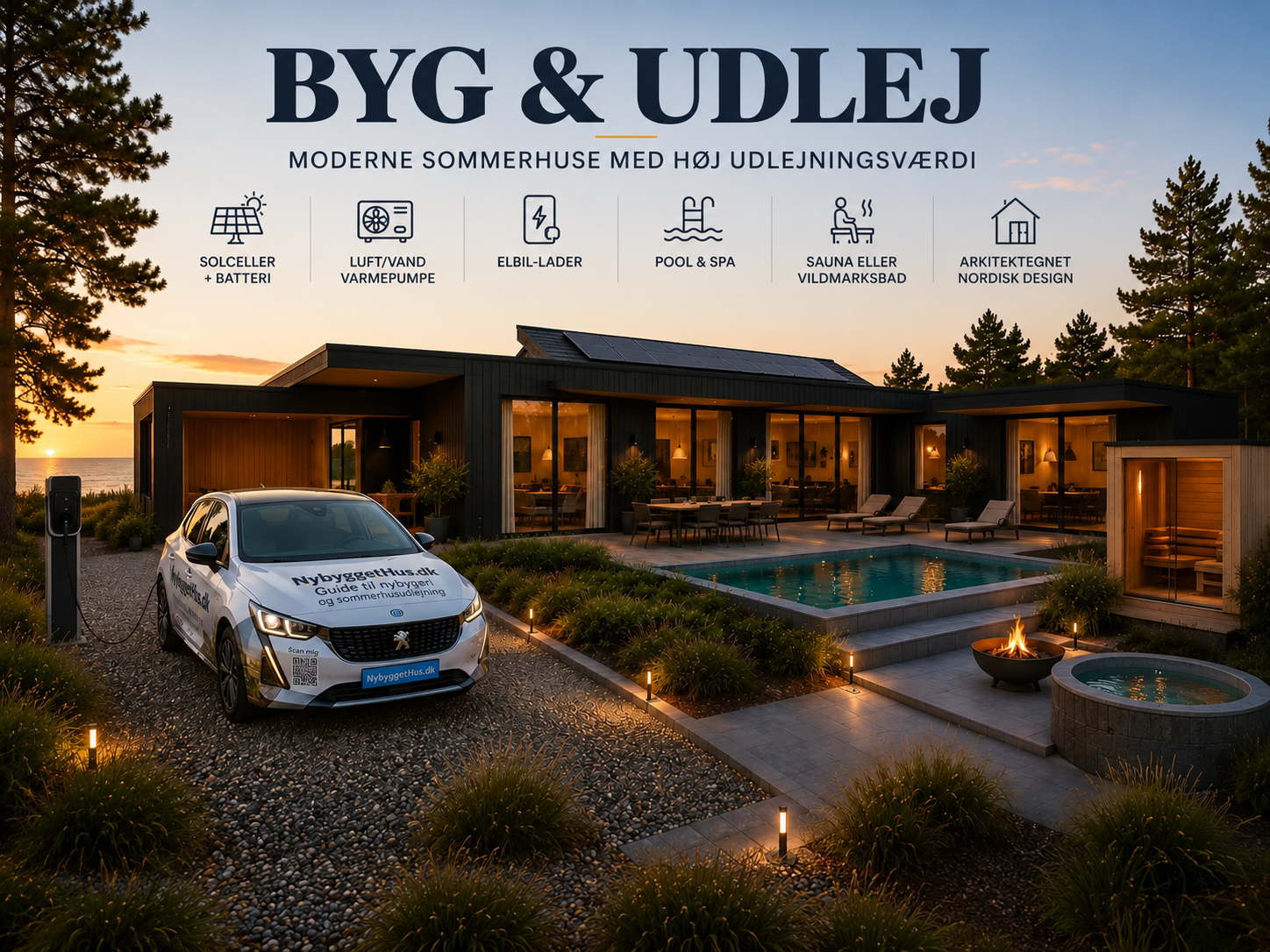 Byg nyt hus eller sommerhus – guides og inspiration
