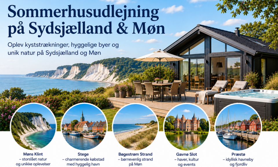 Sommerhusudlejning på Sydsjælland & Møn
