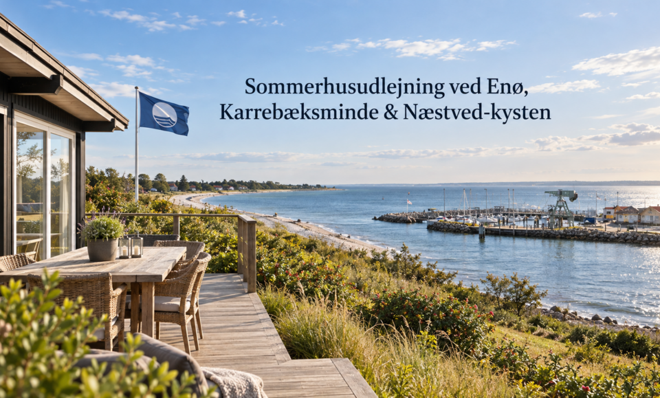 Sommerhusudlejning ved Enø, Karrebæksminde & Næstved-kysten