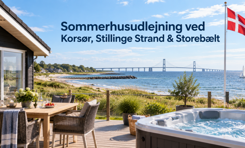 Sommerhusudlejning ved Korsør, Stillinge Strand & Storebælt