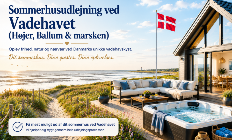 Sommerhusudlejning ved Vadehavet (Højer, Ballum & marsken)