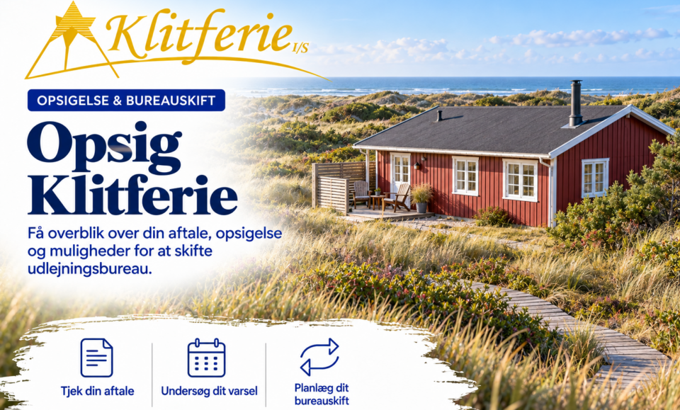 Sådan opsiger du Klitferie