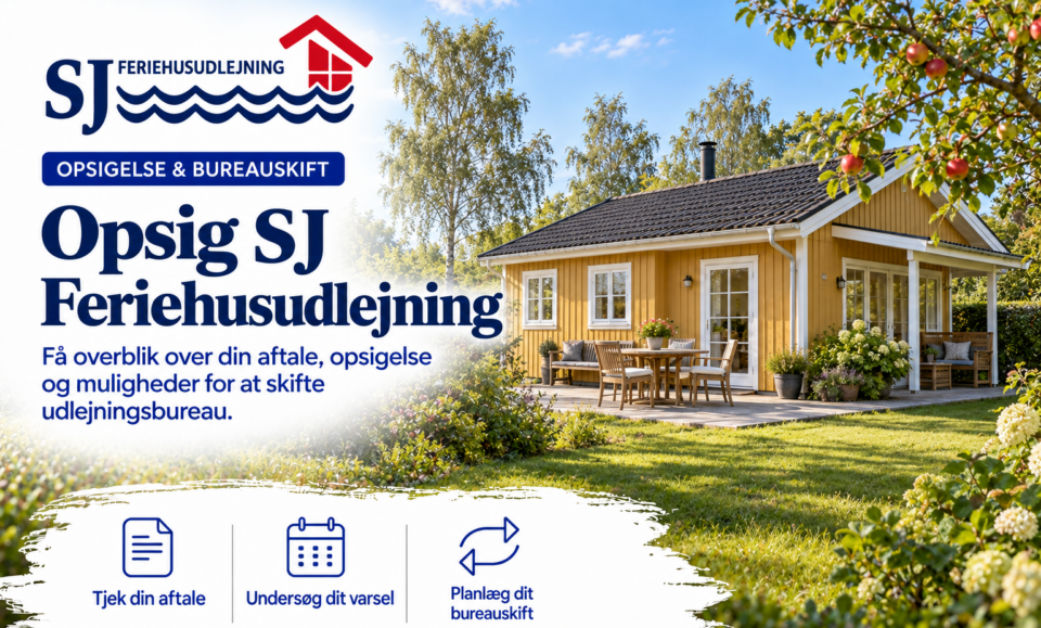 Sådan opsiger du SJ Feriehusudlejning